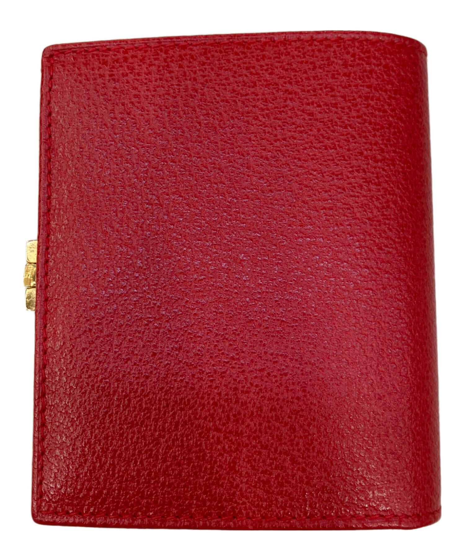 最終値下げ! グッチGUCCI 二つ折り財布　レッド 中古・古着通販】GUCCI (グッチ) 2つ折り財布 レッド｜ブランド・古着