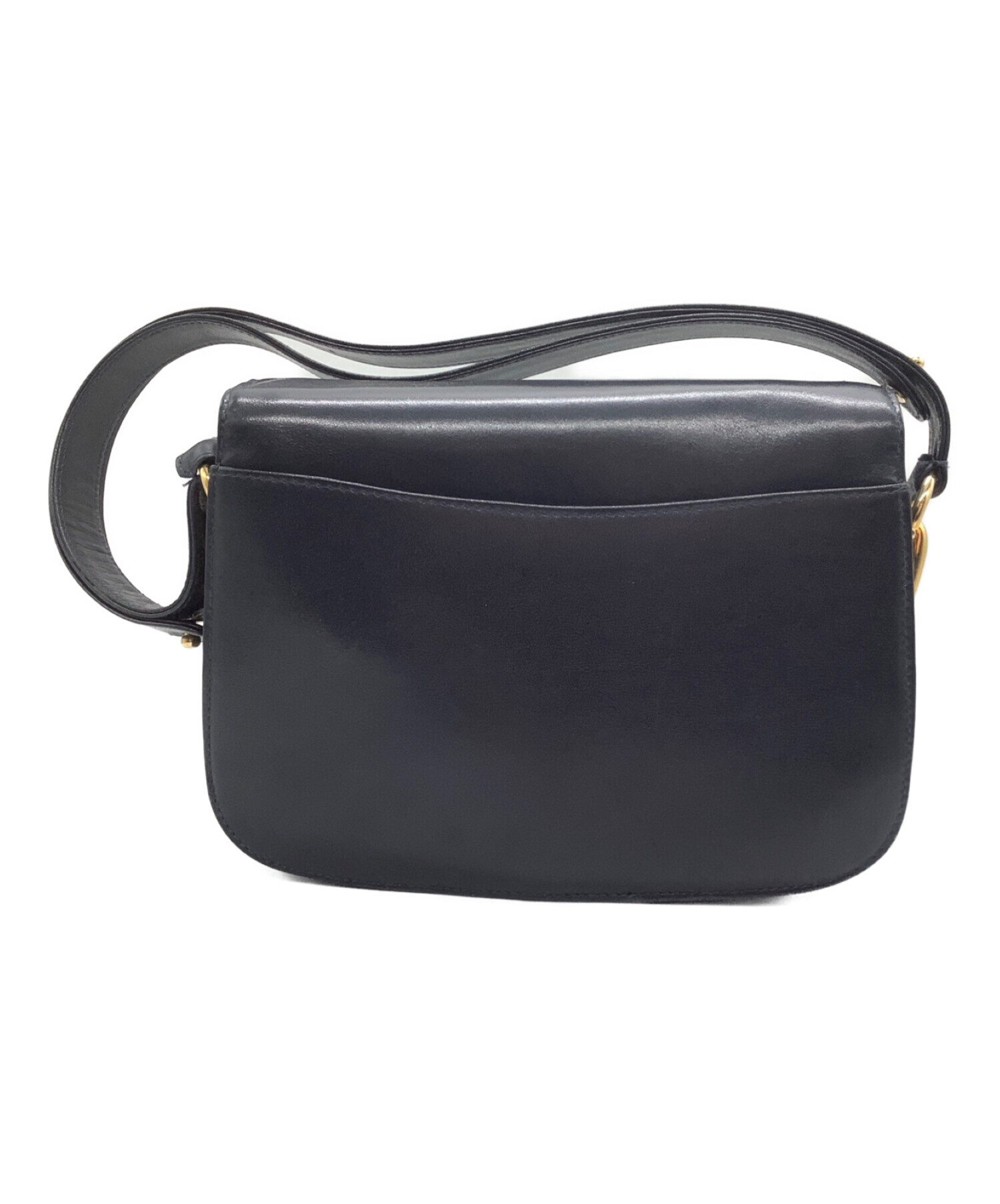 中古・古着通販】CELINE (セリーヌ) ショルダーバッグ ネイビー 