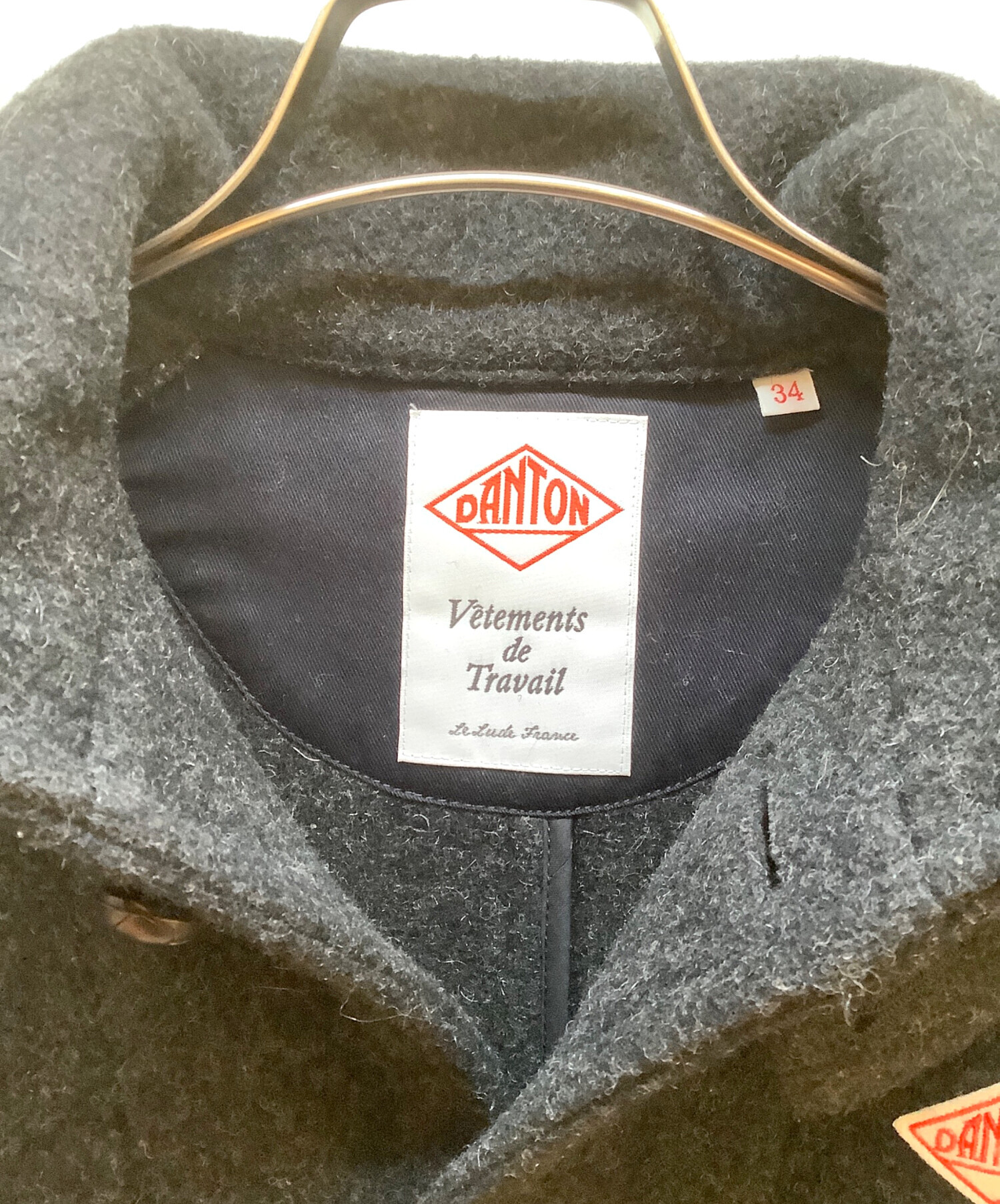 中古・古着通販】DANTON (ダントン) WOOL MOSSER フード付きロング