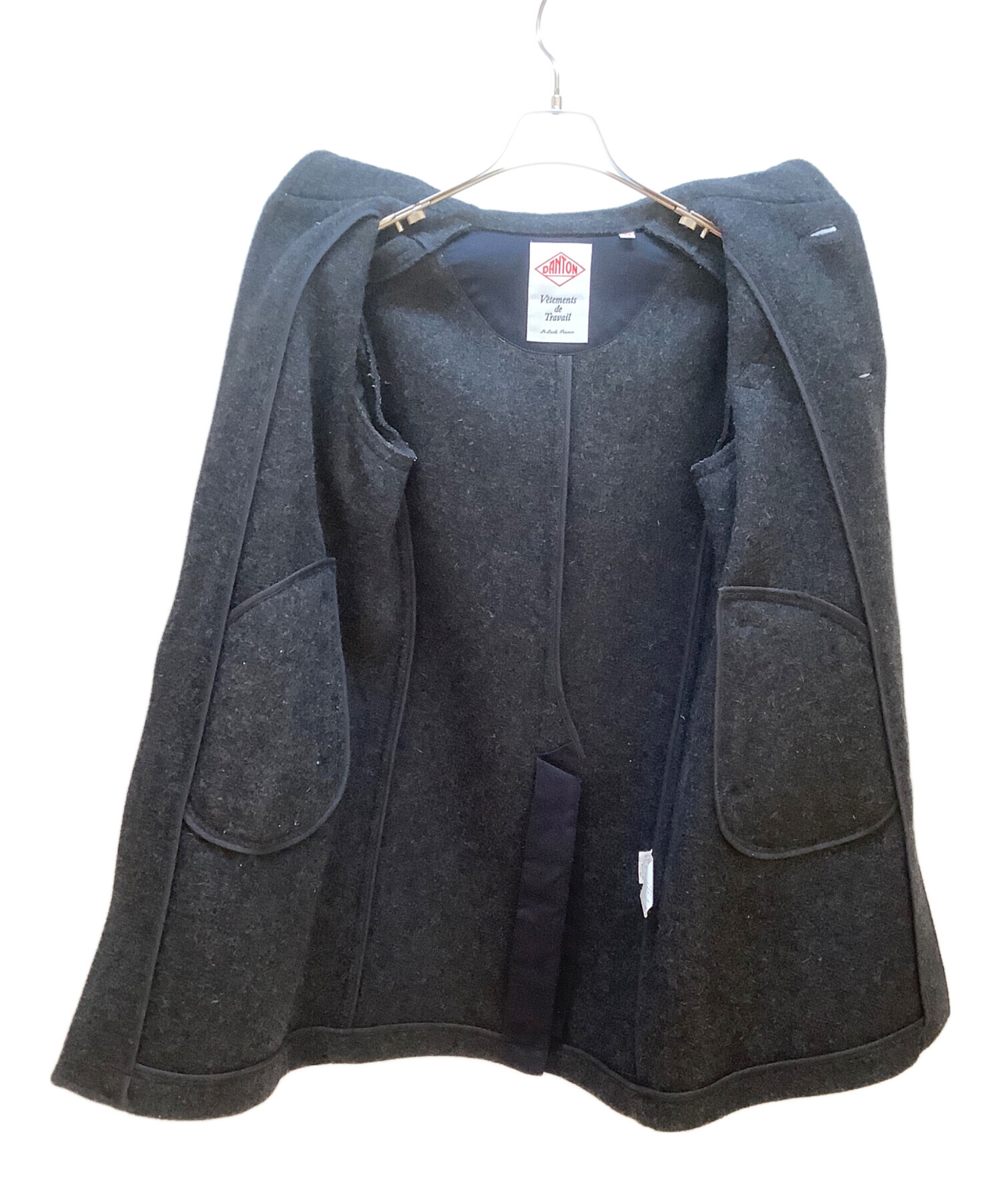 中古・古着通販】DANTON (ダントン) WOOL MOSSER フード付きロング