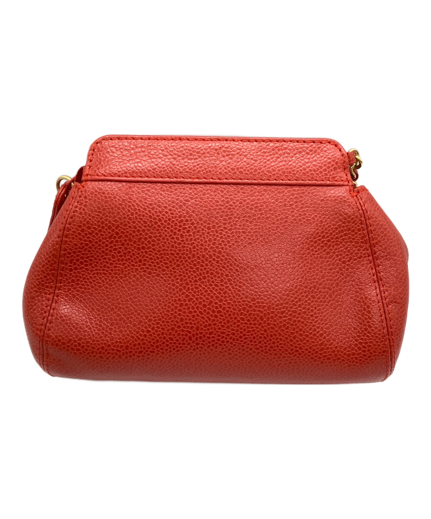 中古・古着通販】CHANEL (シャネル) ショルダーバッグ レッド