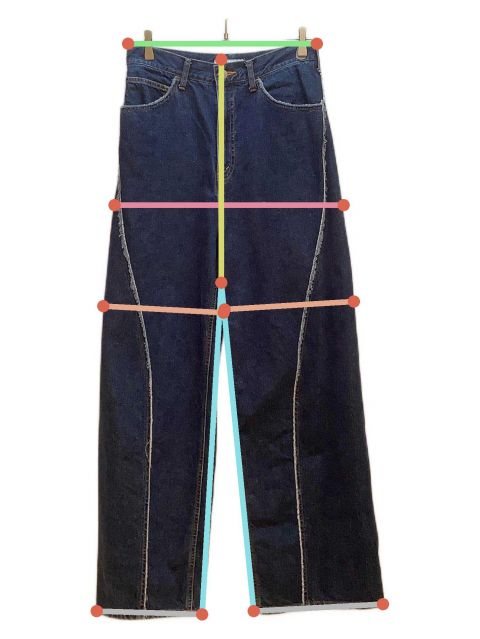 中古・古着通販】Jieda (ジエダ) デニムパンツ インディゴ