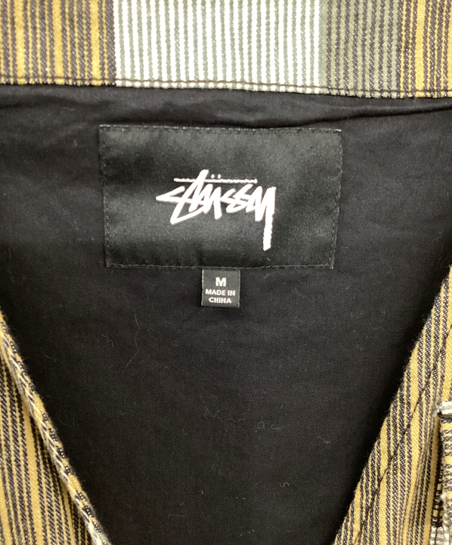 中古・古着通販】stussy (ステューシー) ワークベスト グリーン サイズ