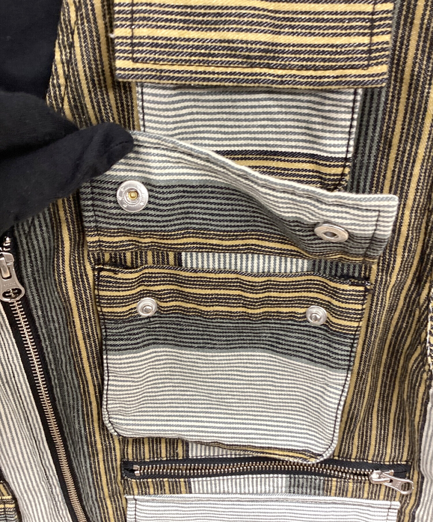 中古・古着通販】stussy (ステューシー) ワークベスト グリーン サイズ