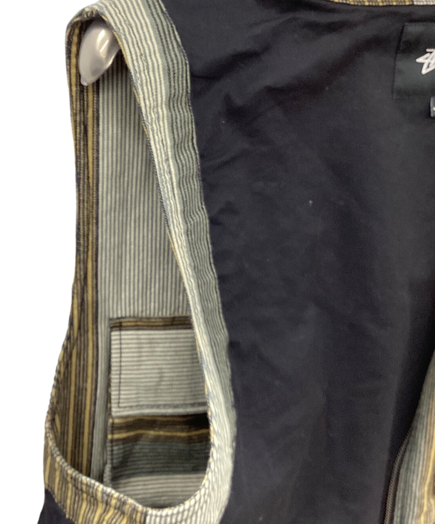 中古・古着通販】stussy (ステューシー) ワークベスト グリーン サイズ 