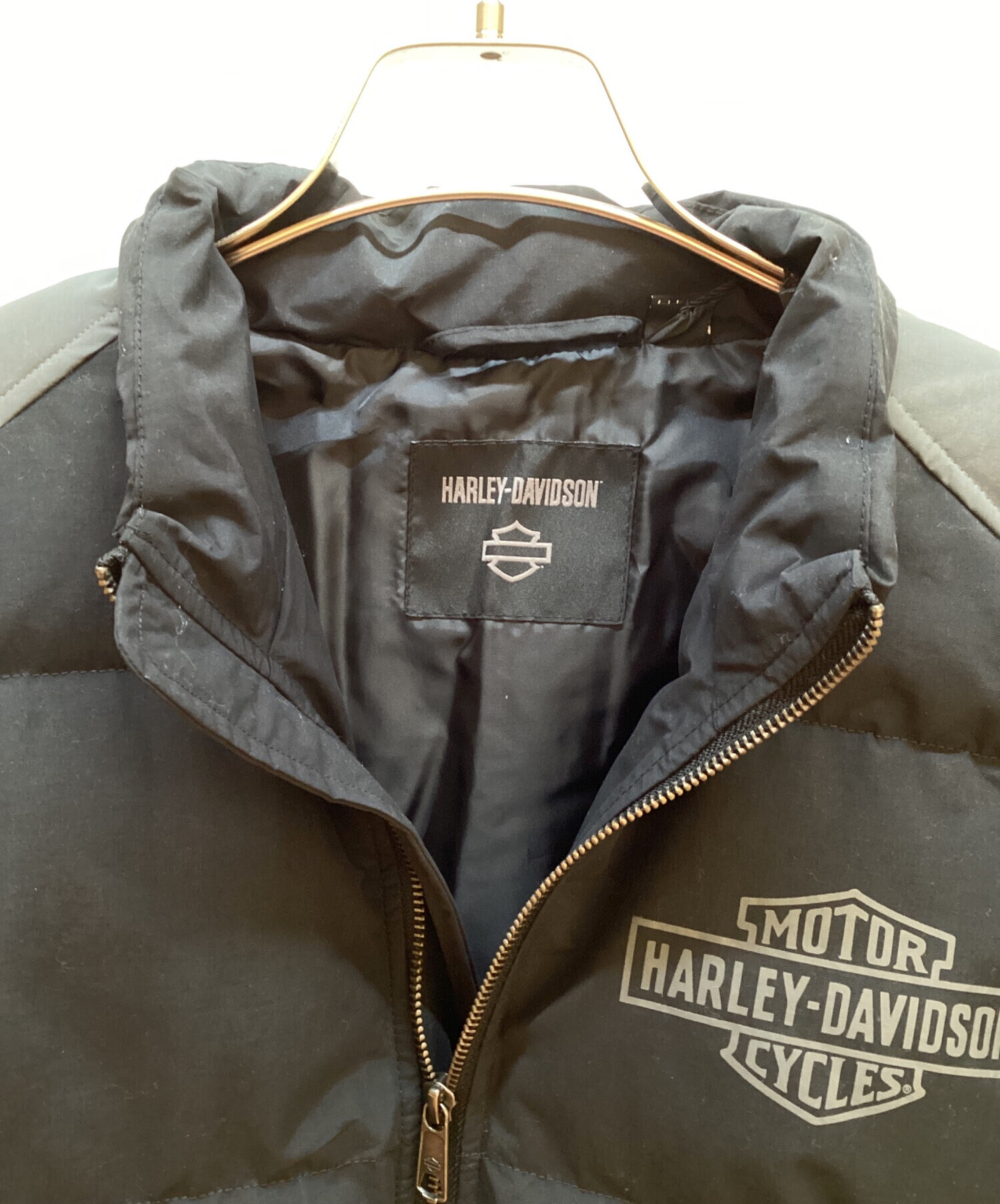 ハーレー ダビッドソン モーターサイクル 中綿 ブルゾン 黒 M〜L相当 ハーレー ダビッドソン モーターサイクル 中綿 ブルゾン 黒 M〜L相当