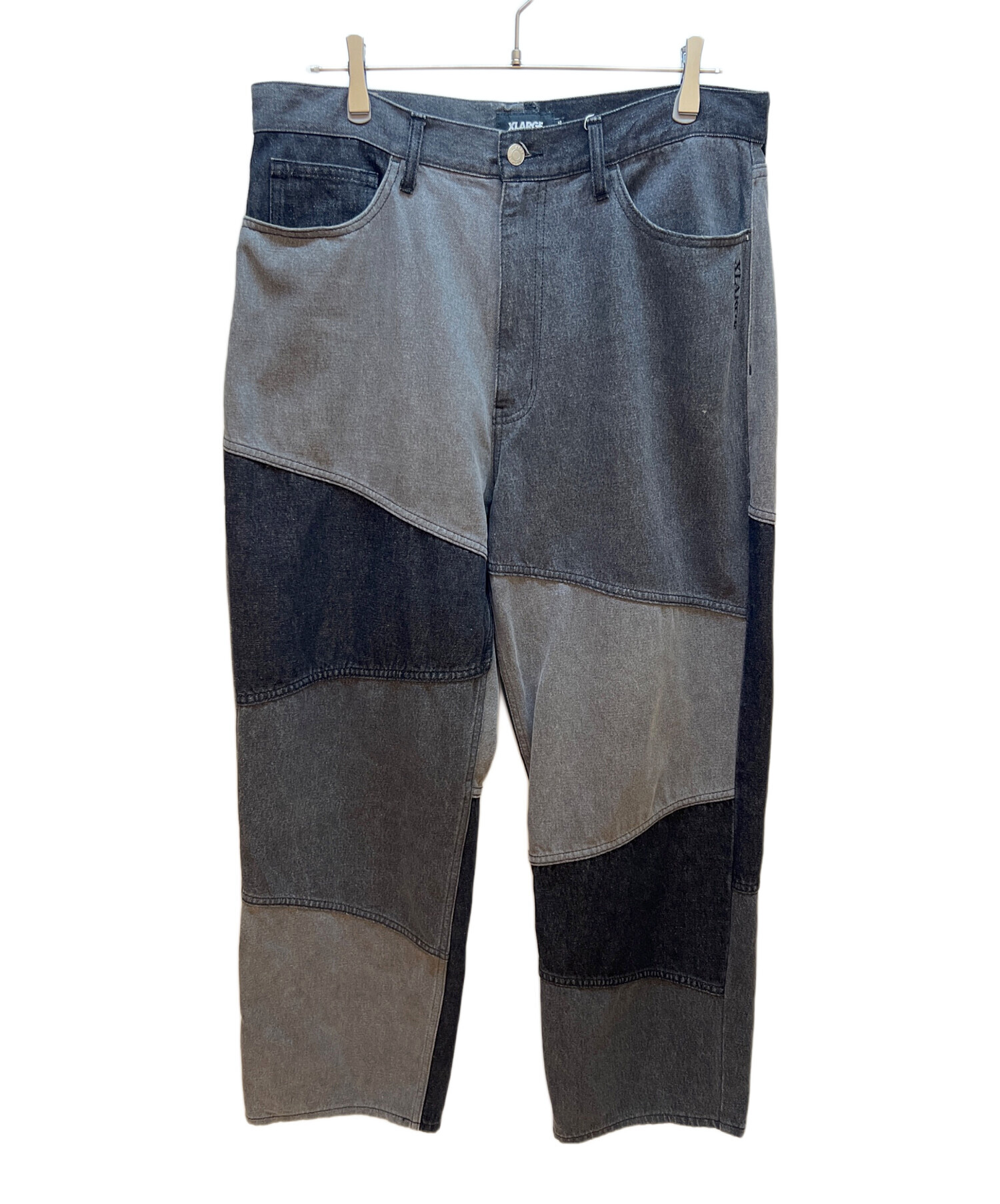 中古・古着通販】X-LARGE (エクストララージ) デニムパンツ グレー 