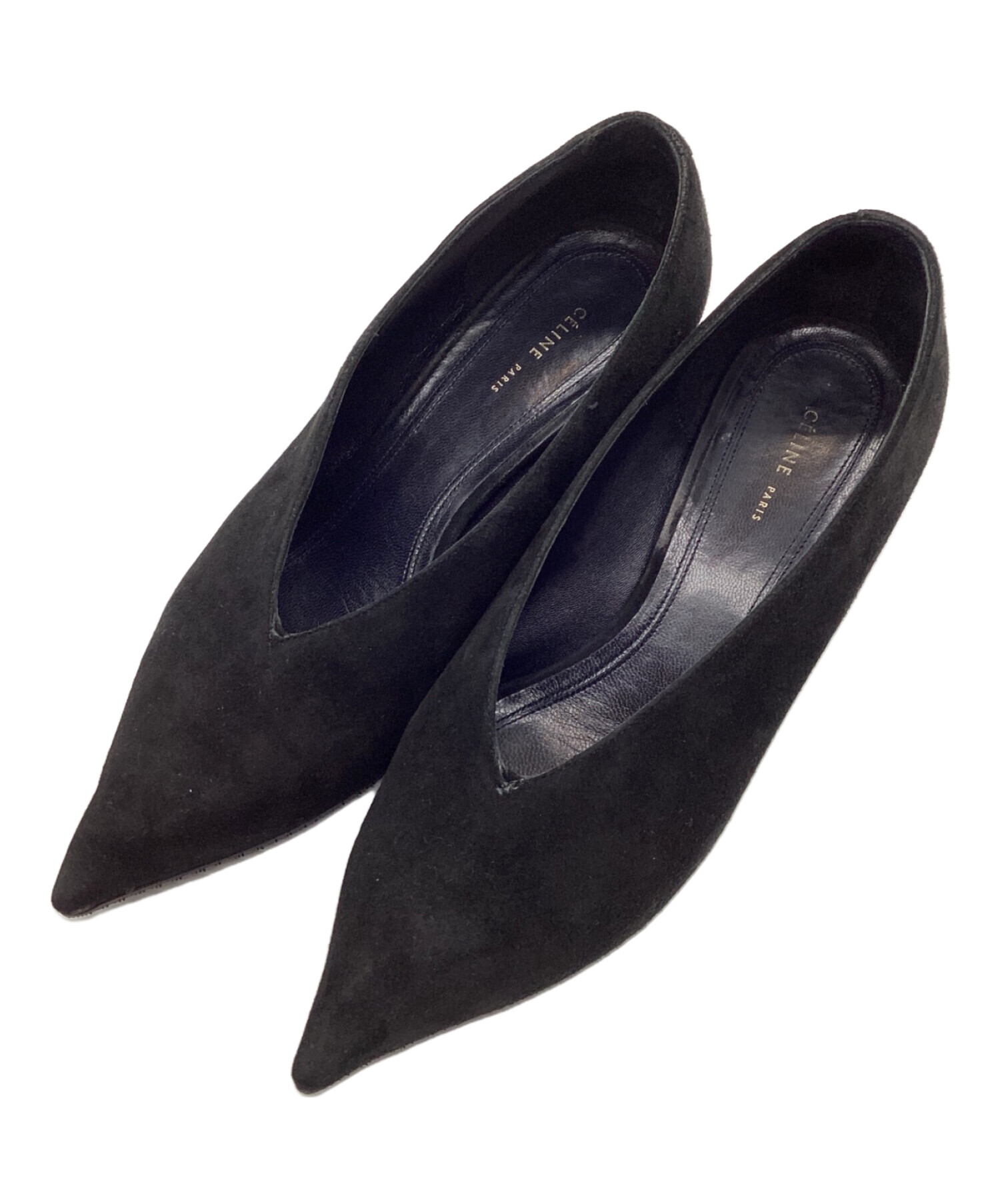 中古・古着通販】CELINE (セリーヌ) ハイヒールパンプス ブラック  