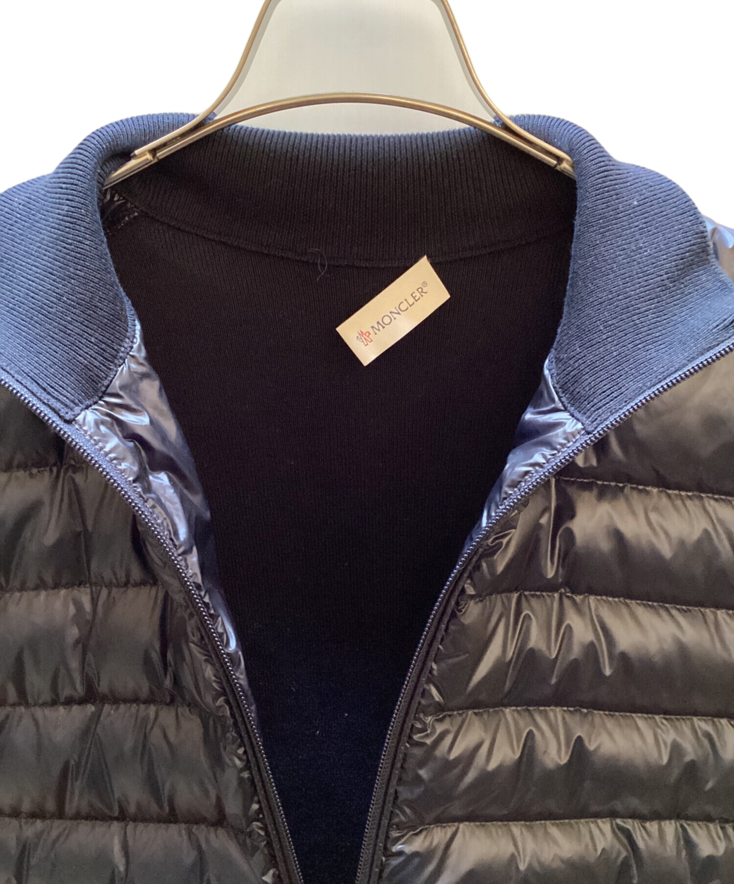 中古・古着通販】MONCLER (モンクレール) ダウンジャケット ネイビー