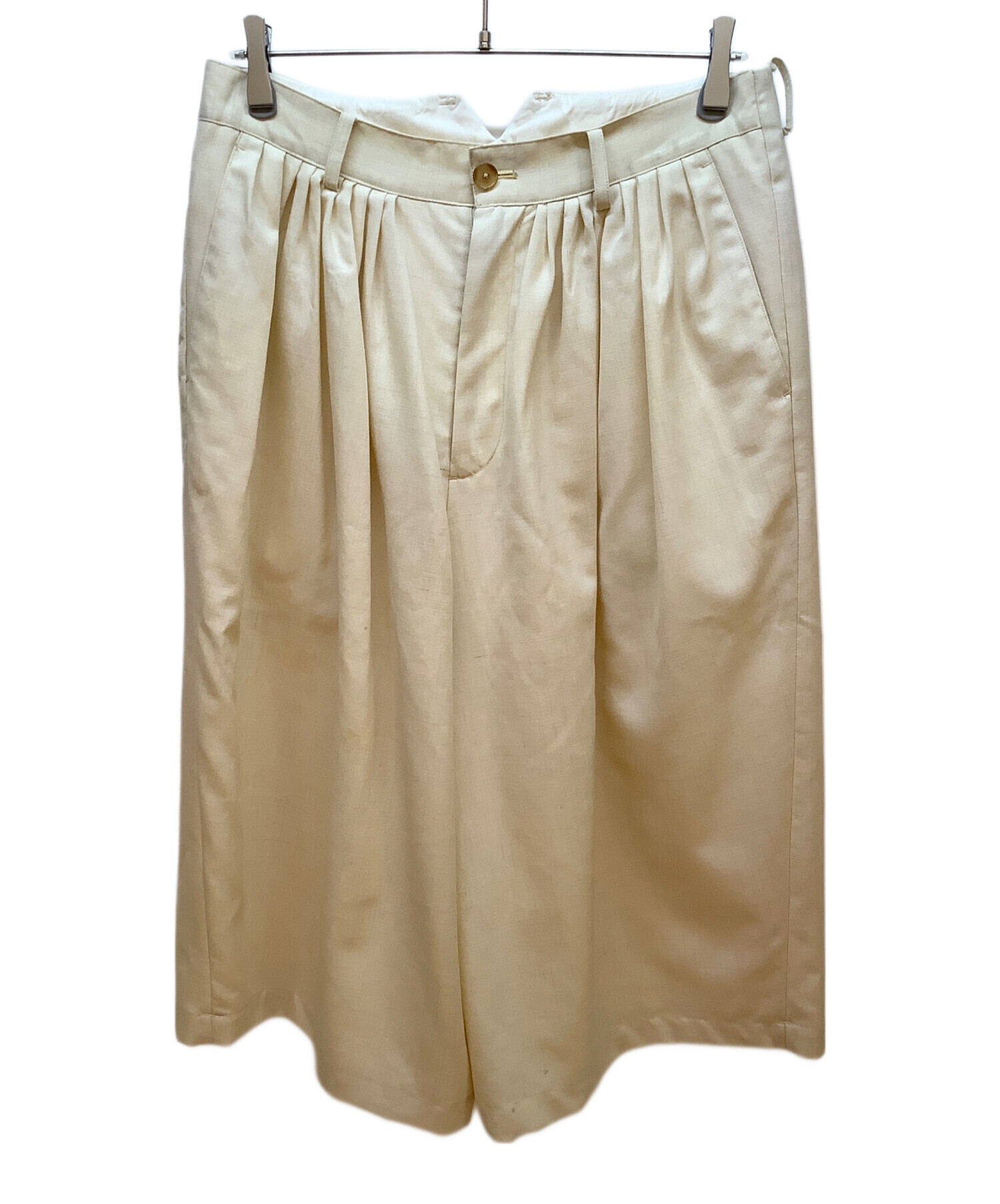 中古・古着通販】LES SIX (レス シス) ワイドショートパンツ 中古・古着通販】LES SIX (レス シス) ワイドショートパンツ