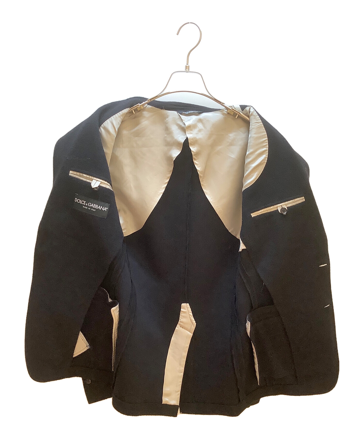 DOLCE & GABBANA ストライプ テーラードジャケット42 DOLCE&GABBANA 