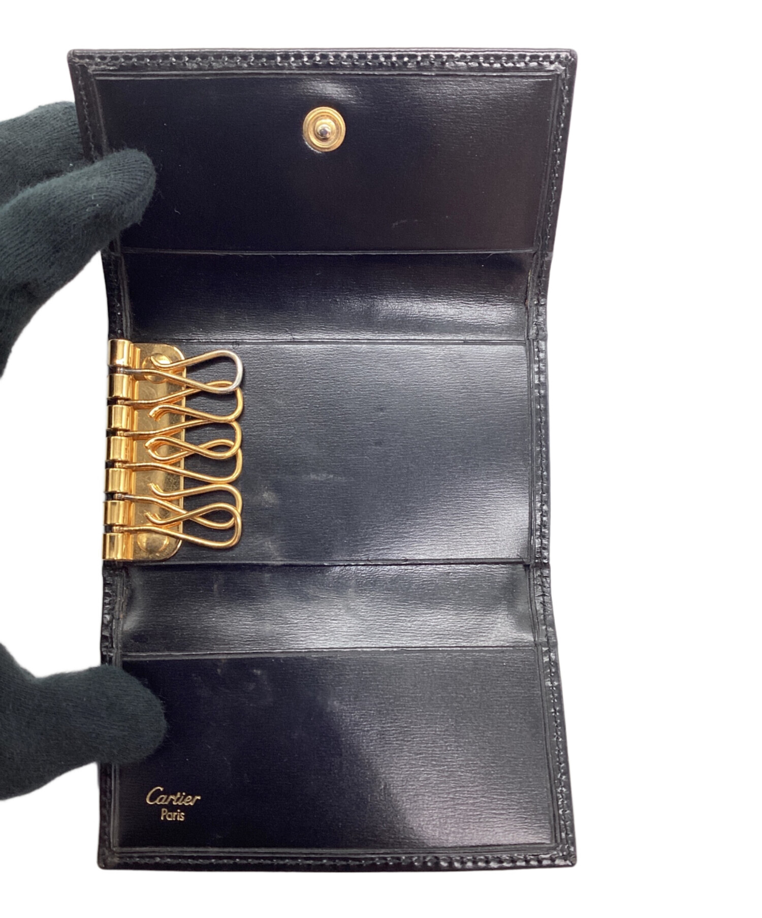 中古・古着通販】Cartier (カルティエ) 6連キーケース ブラック サイズ