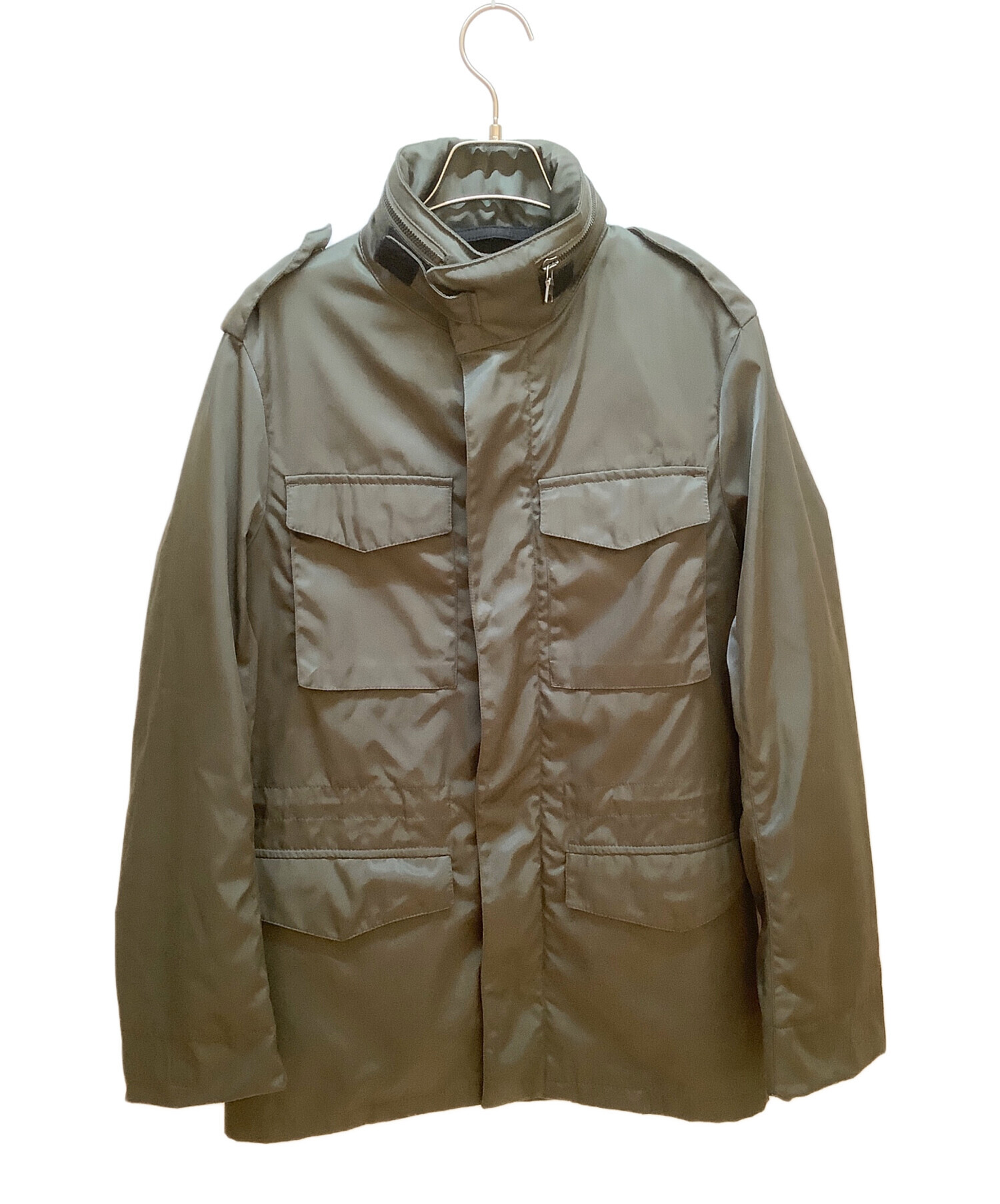中古・古着通販】PRADA (プラダ) ナイロンジャケット オリーブ サイズ