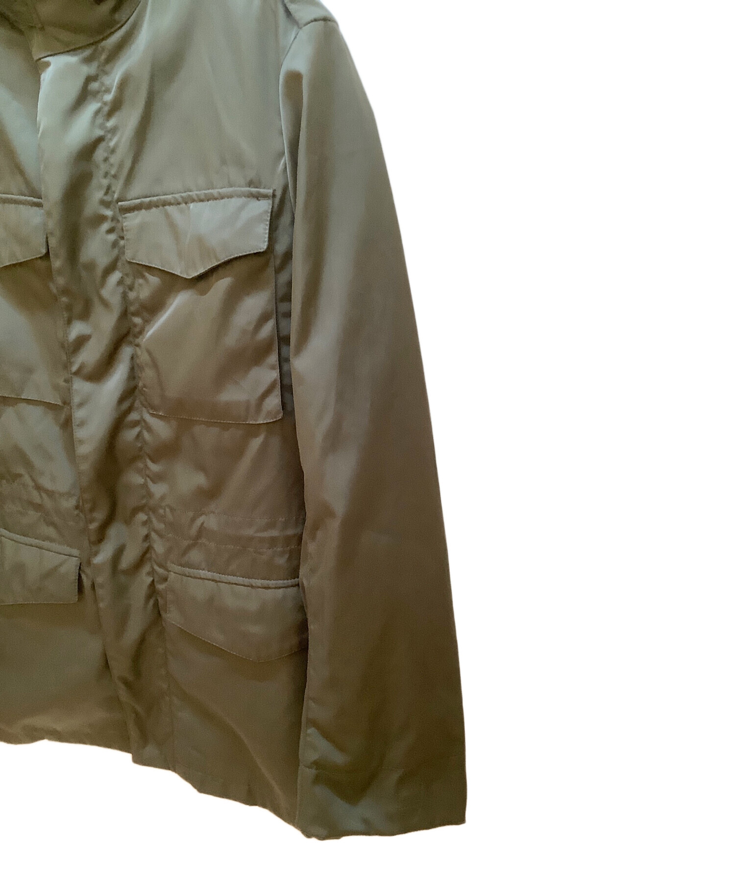 中古・古着通販】PRADA (プラダ) ナイロンジャケット オリーブ サイズ