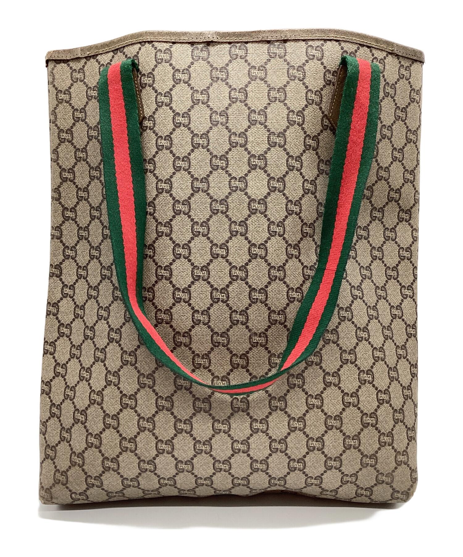 中古・古着通販】GUCCI PLUS (グッチ プラス) トートバッグ ベージュ
