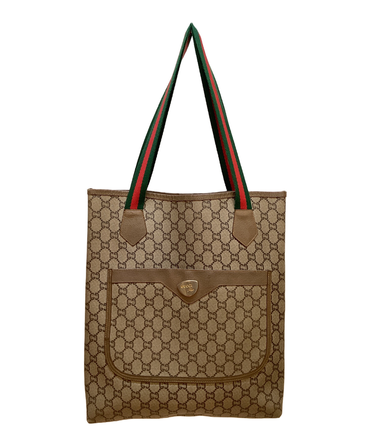 中古・古着通販】GUCCI PLUS (グッチ プラス) トートバッグ ベージュ