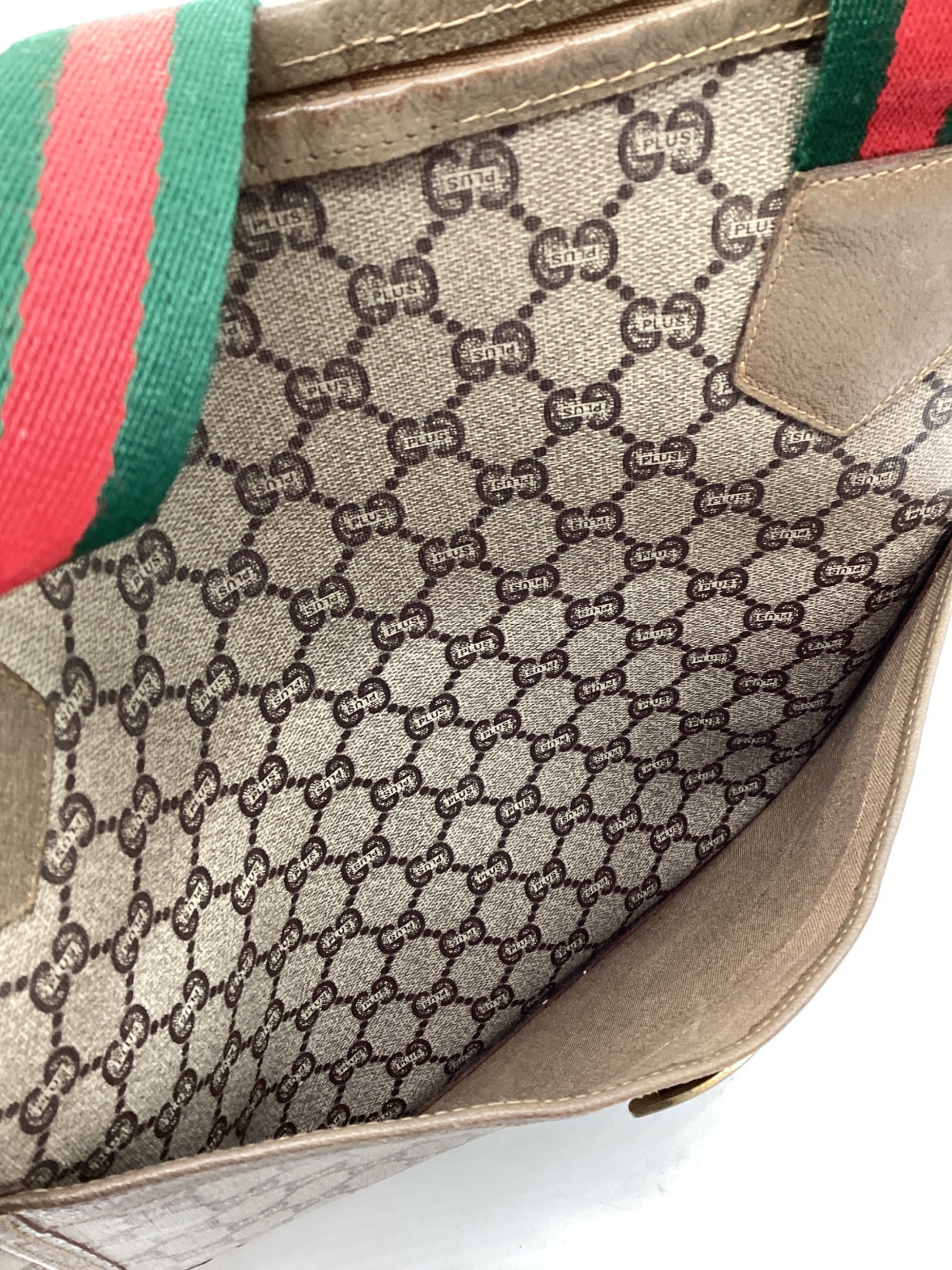 中古・古着通販】GUCCI PLUS (グッチ プラス) トートバッグ ベージュ