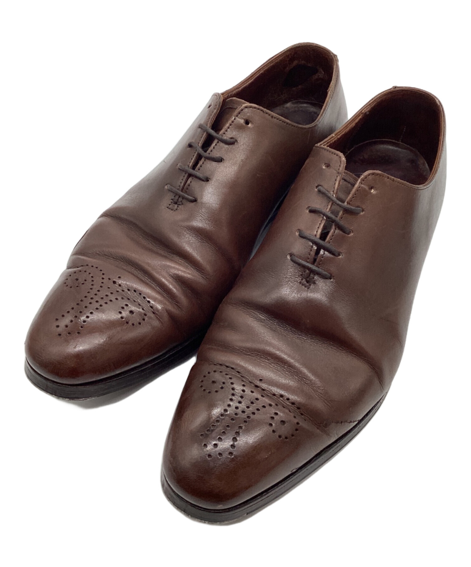 中古・古着通販】Crockett & Jones (クロケット＆ジョーンズ) レザー 