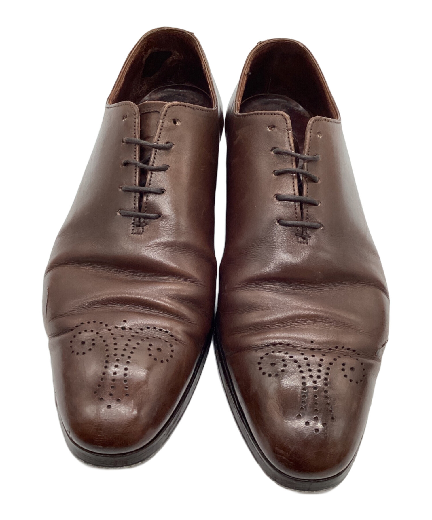 中古・古着通販】Crockett & Jones (クロケット＆ジョーンズ) レザー 