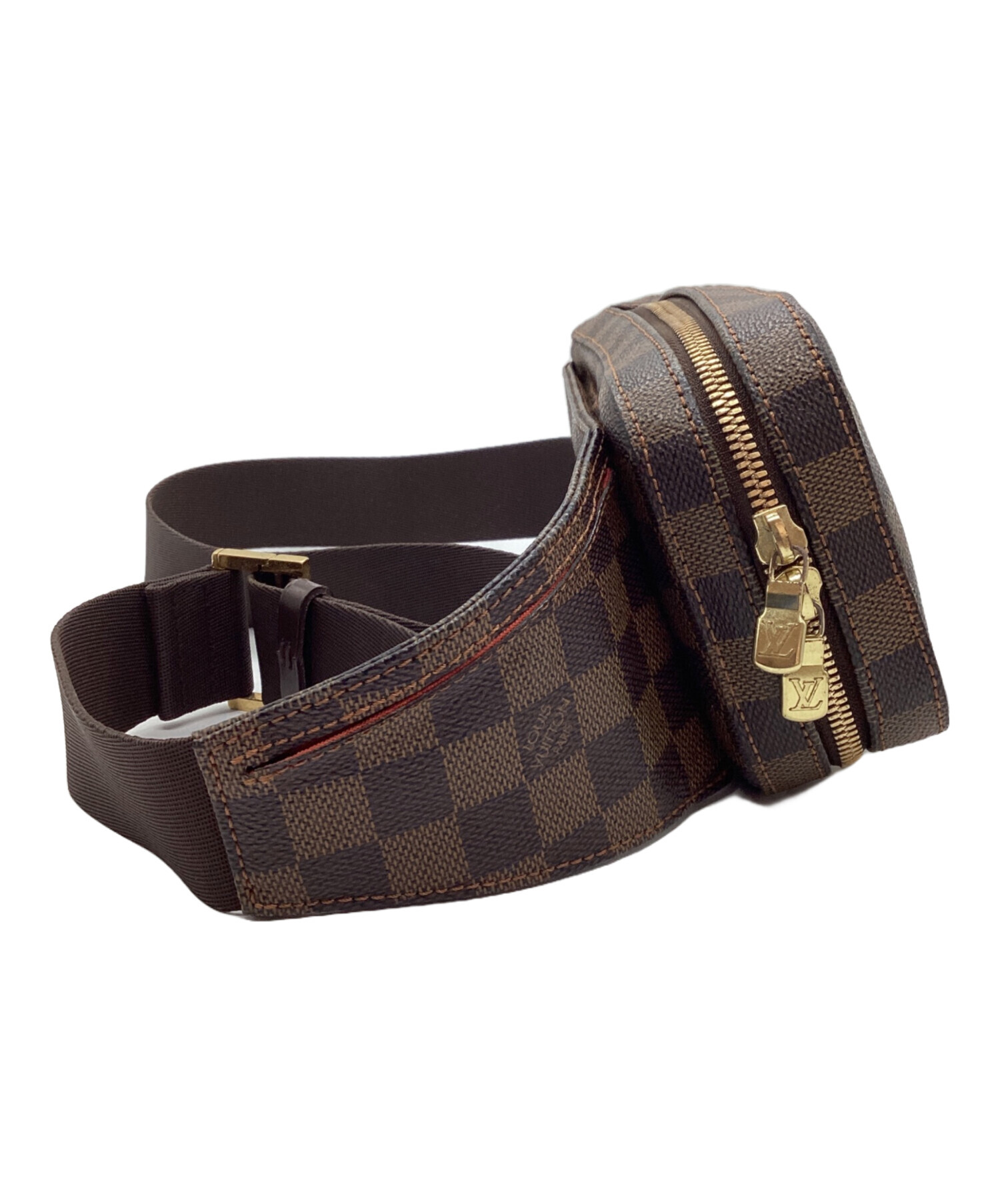 LOUIS VUITTON ボディバッグ ダークブラウン 中古・古着通販】LOUIS VUITTON (ルイ ヴィトン) ボディーバッグ