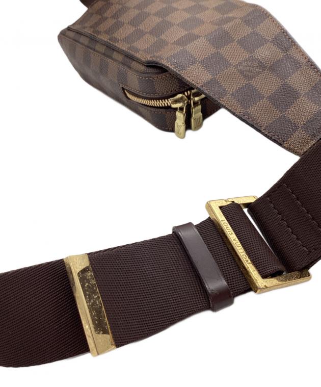 LOUIS VUITTON ボディバッグ ダークブラウン 中古・古着通販】LOUIS VUITTON (ルイ ヴィトン) ボディーバッグ