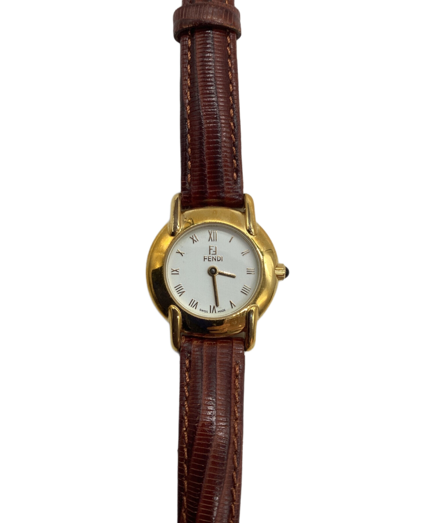 中古・古着通販】FENDI (フェンディ) 腕時計 ホワイト｜ブランド・古着