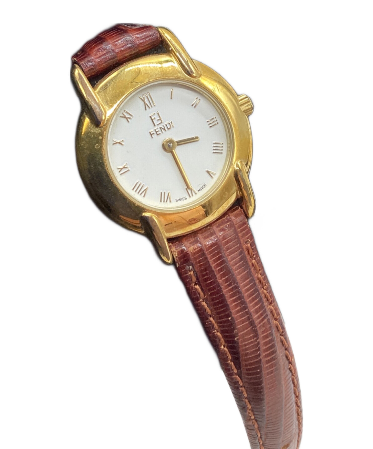 未使用！FENDI 腕時計 中古・古着通販】FENDI (フェンディ) 腕時計 ホワイト｜ブランド・古着