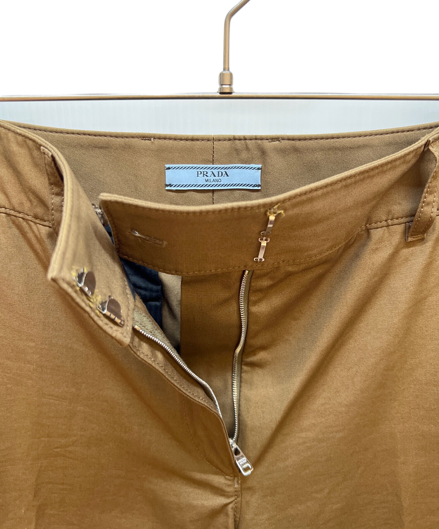 中古・古着通販】PRADA (プラダ) パンツ ブラウン サイズ:SIZE S