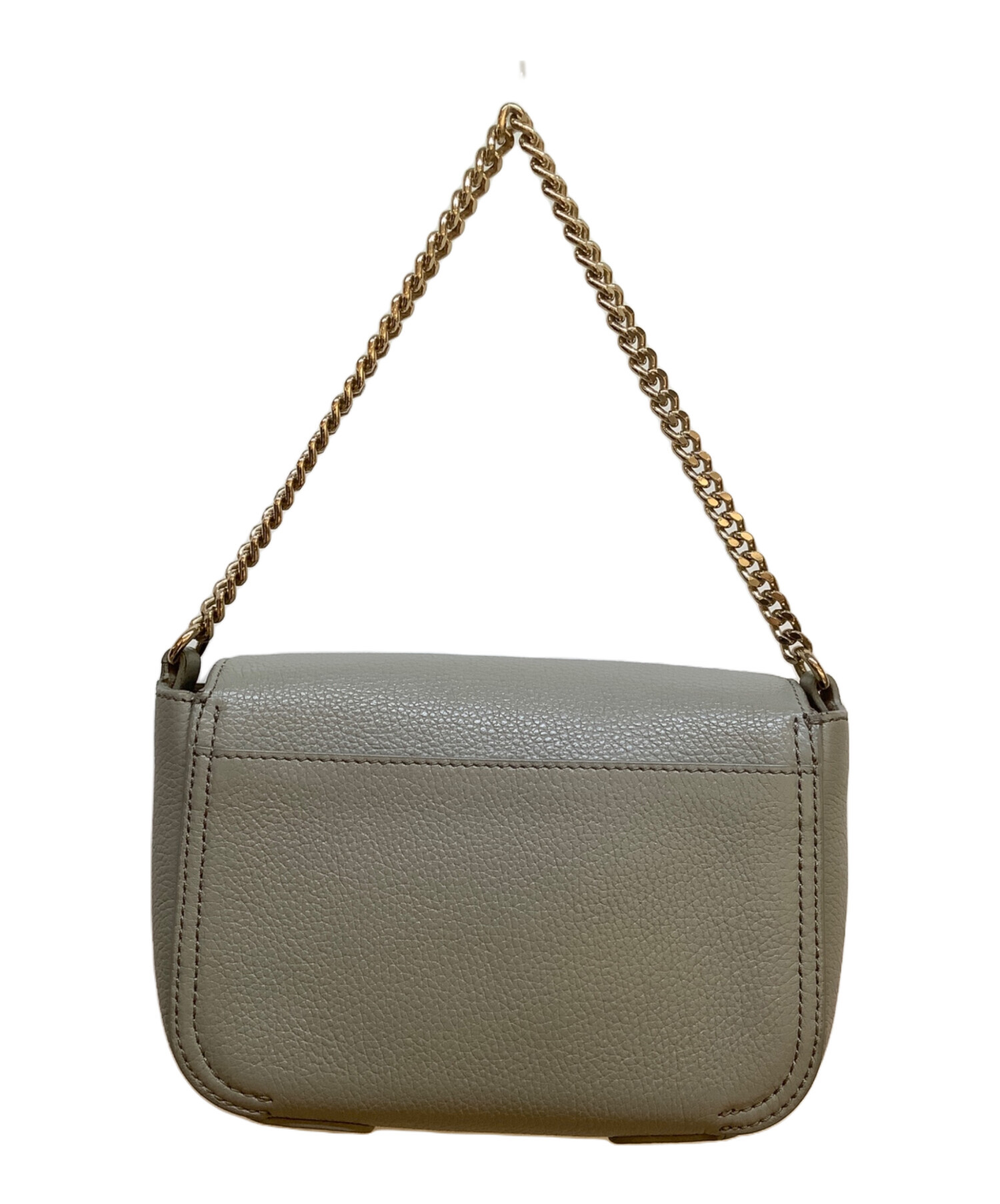 値下げ中✨未使用✨FURLA カーキ レザー ショルダーバッグ 中古・古着通販】FURLA (フルラ) ショルダーバッグ カーキ｜ブランド