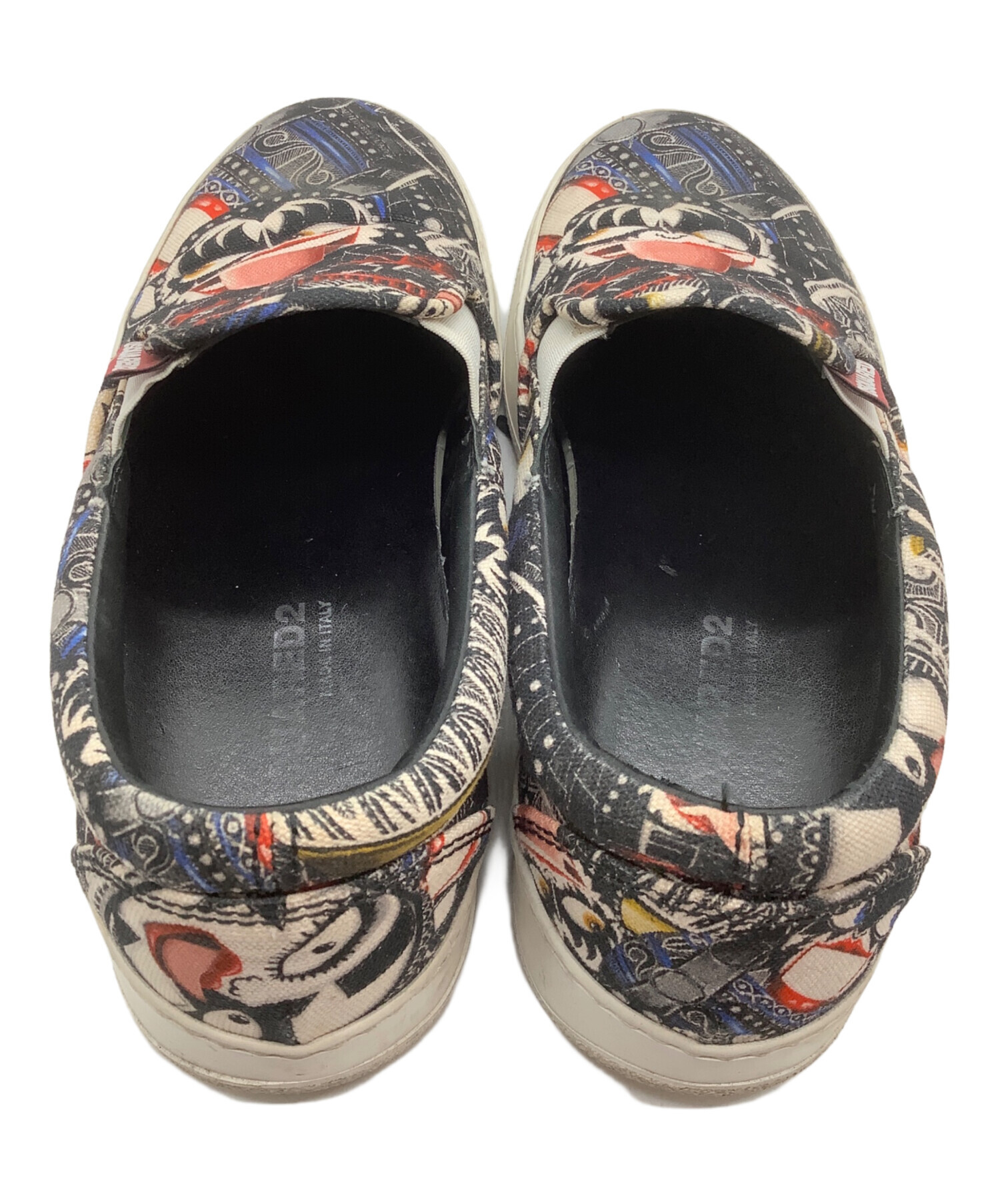 中古・古着通販】DSQUARED2 (ディースクエアード) スリッポン ブラック 