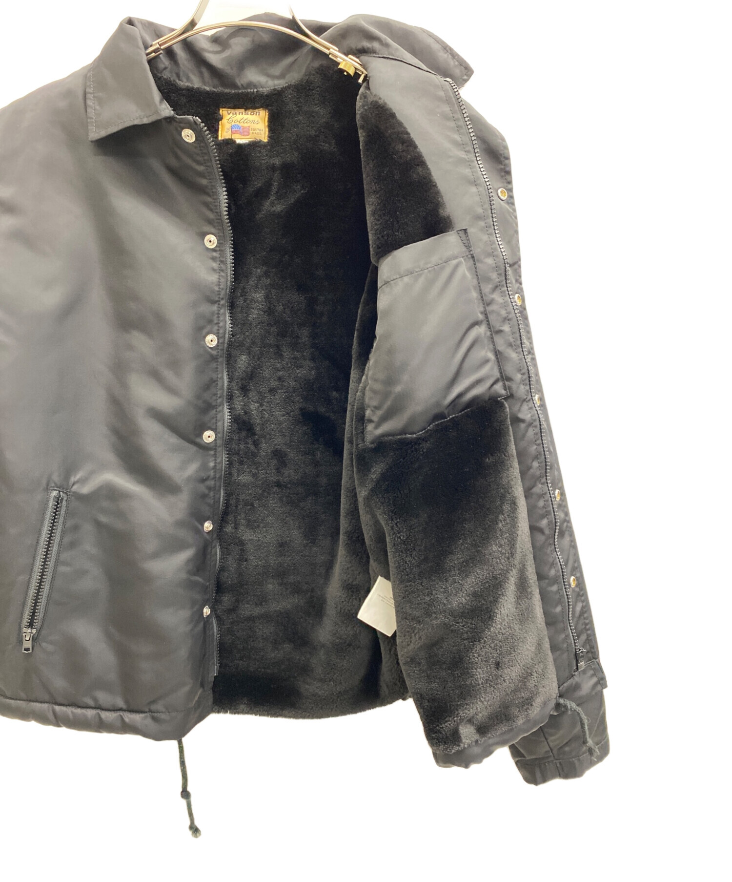 中古・古着通販】VANSON (バンソン) ナイロンコーチジャケット