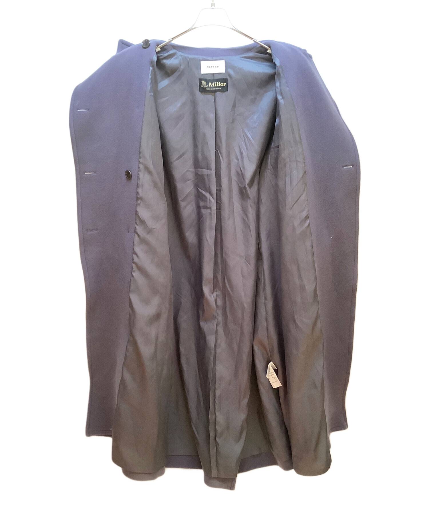 中古・古着通販】FRAY ID (フレイ アイディー) スタンドカラーコート