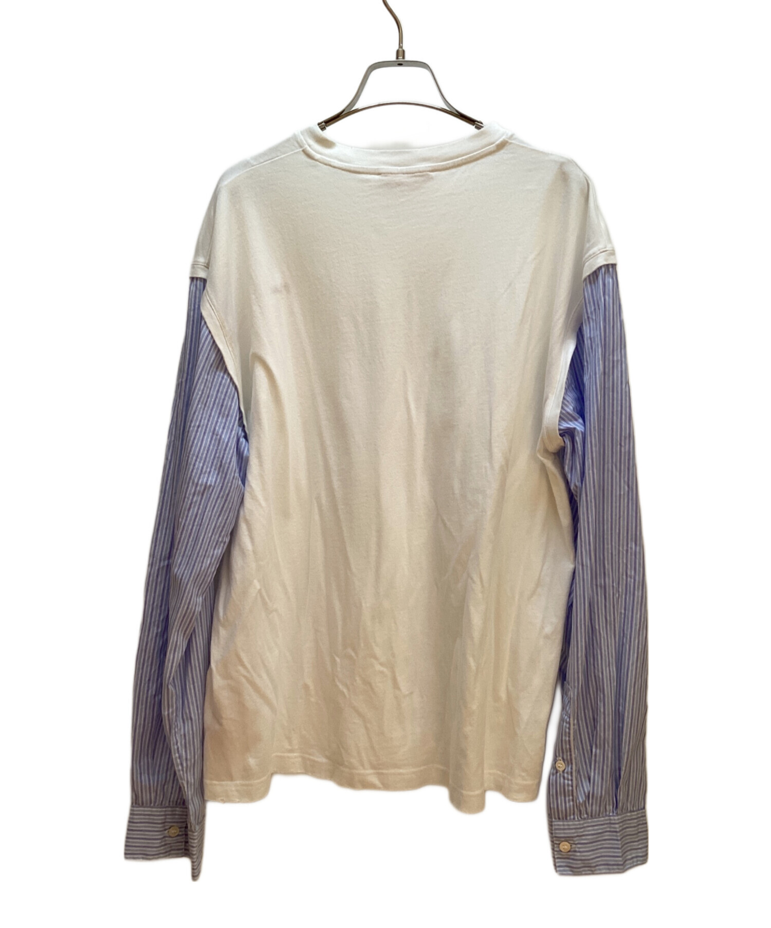 中古・古着通販】MARNI (マルニ) ダメージ加工ドッキングカットソー