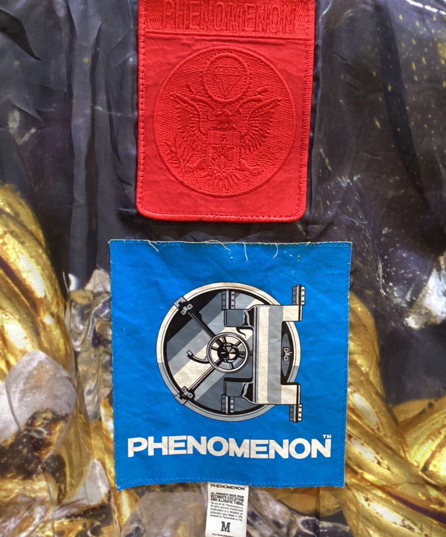 PHENOMENONフェノメノン ナイロンジャケット レッド/ブルー サイズM 中古・古着通販】PHENOMENON (フェノメノン) ナイロンジャケット