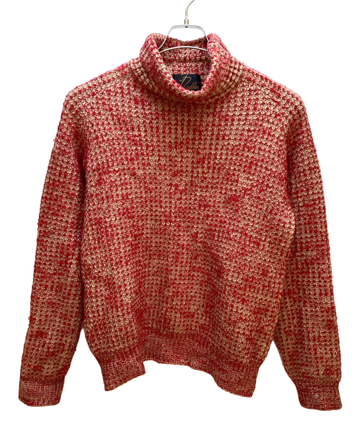 中古・古着通販】Needles (ニードルズ) タートルネックニット レッド