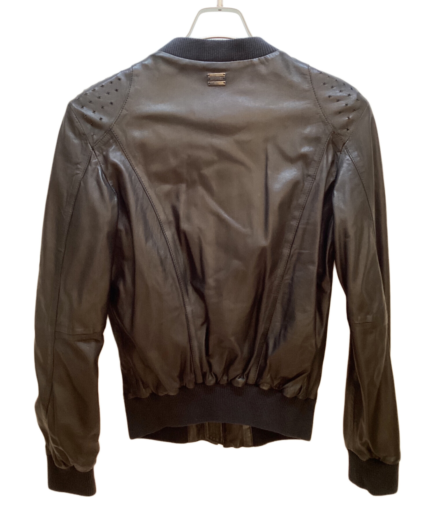 DIESEL　レザージャケット（使用感なし） サイズS 中古・古着通販】DIESEL (ディーゼル) レザージャケット ブラック