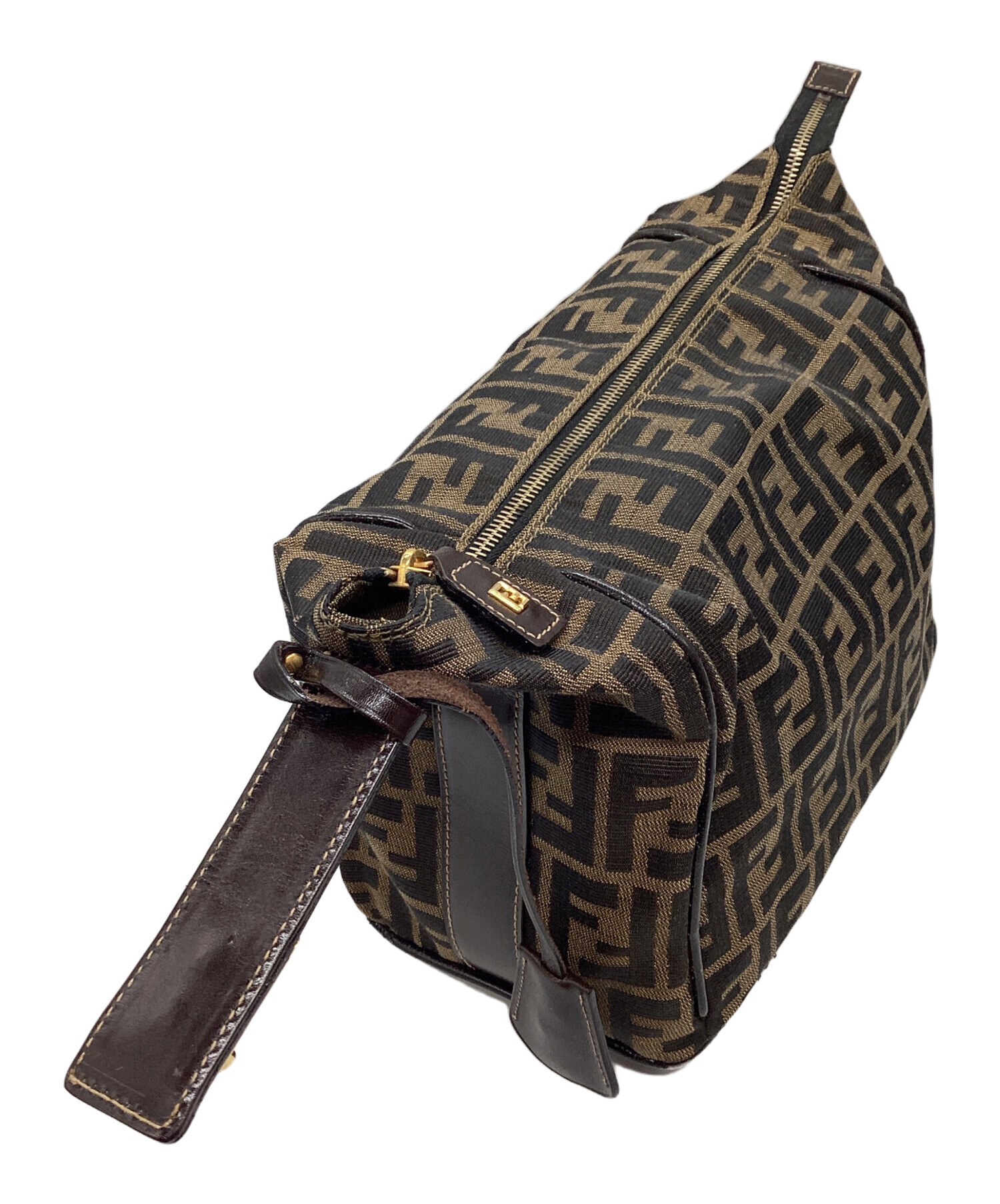 中古・古着通販】FENDI (フェンディ) バニティハンドバッグ ブラウン