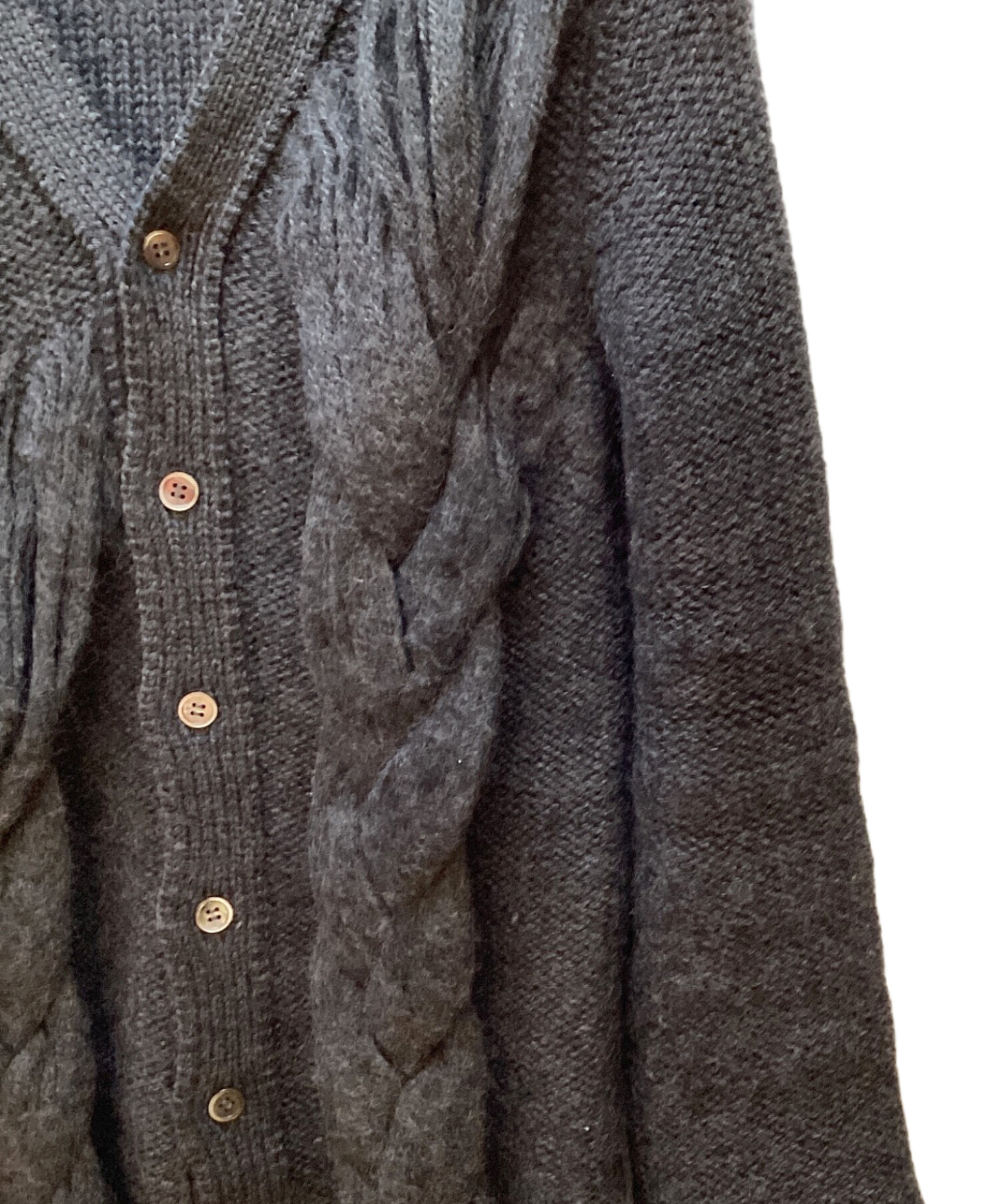 コムデギャルソン グレー カーディガン M コムデギャルソン シャツCOMME des GARCONS SHIRT LOCHAVEN of COTLAND