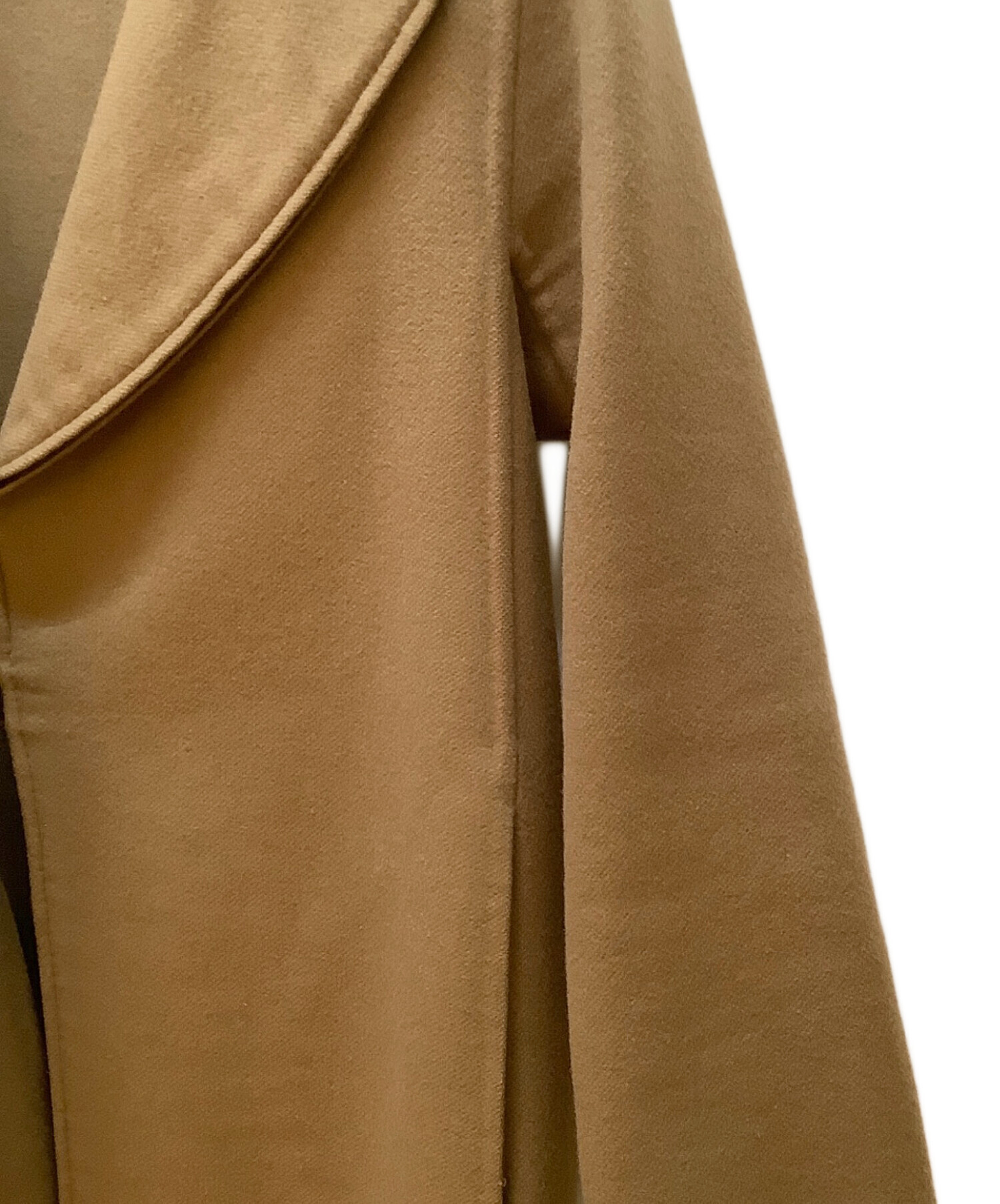 中古・古着通販】GUCCI (グッチ) カシミヤ混コート ベージュ サイズ:36