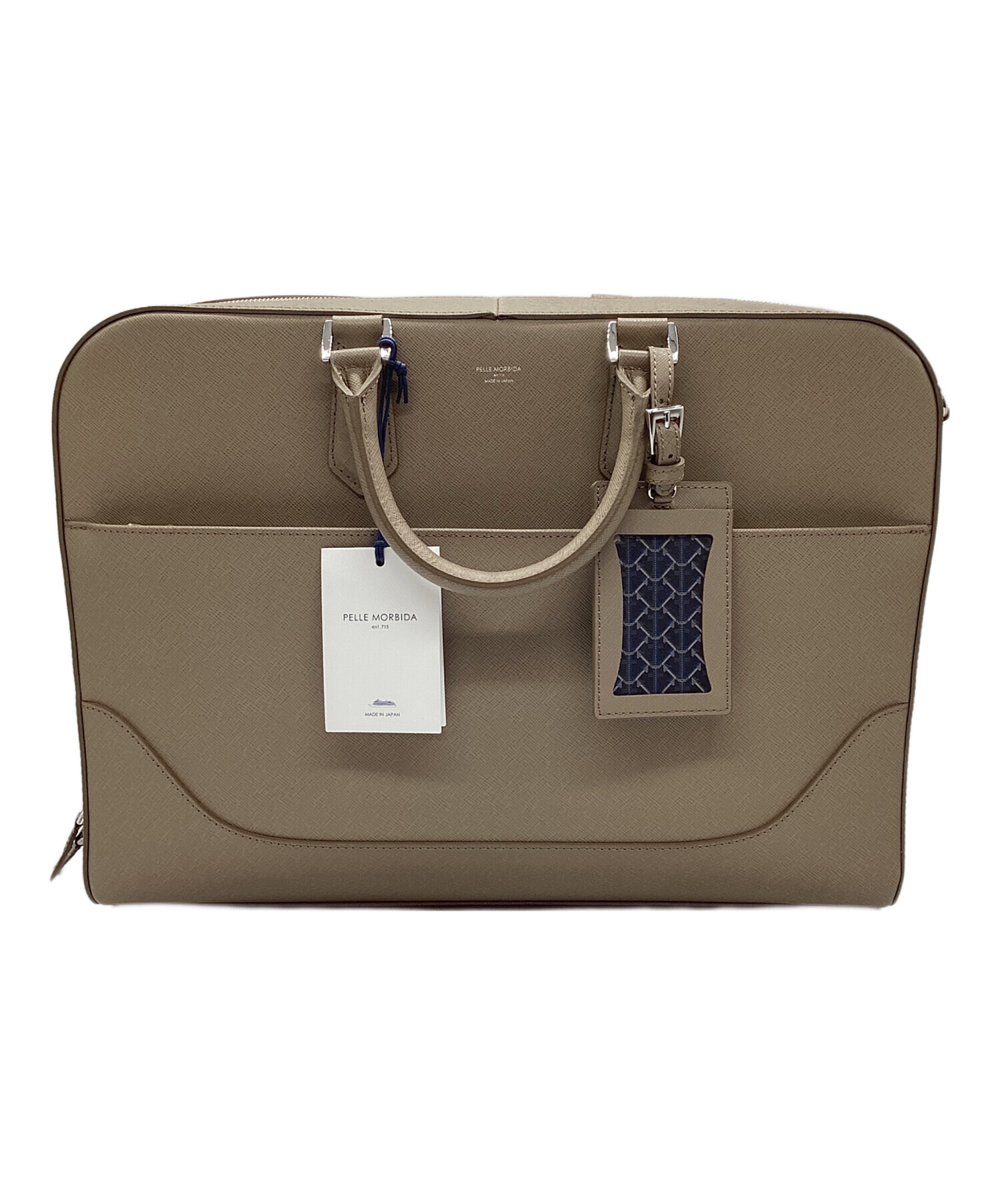 ほぼ未使用 PELLE MORBIDA ブリーフケース キャタピーノ ブラック