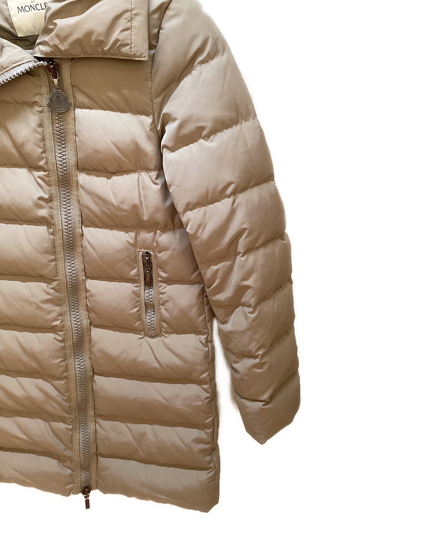中古・古着通販】MONCLER (モンクレール) ダウンコート ベージュ 
