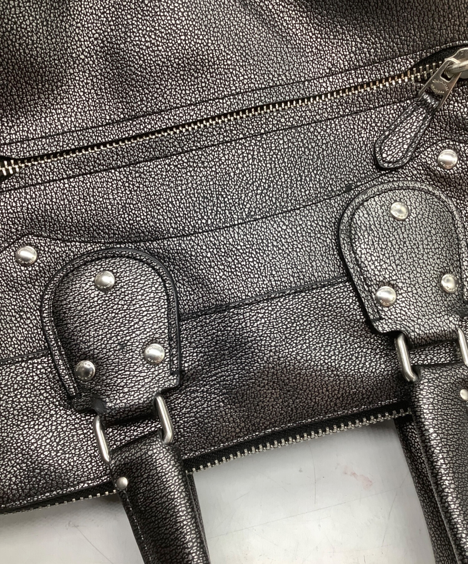 中古・古着通販】COACH (コーチ) 2WAYバッグ ブラック｜ブランド・古着