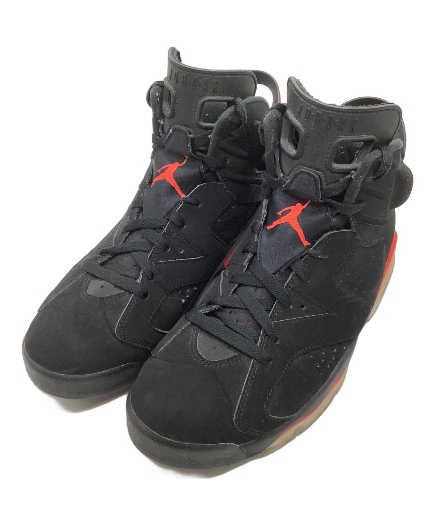 NIKE ナイキ Air Jordan 6 Retro ブランドロゴ スニーカー 合成繊維 ブラック メンズ 27【古着】【中古】 中古・古着通販】NIKE (ナイキ) AIR JORDAN 6 RETRO OG 