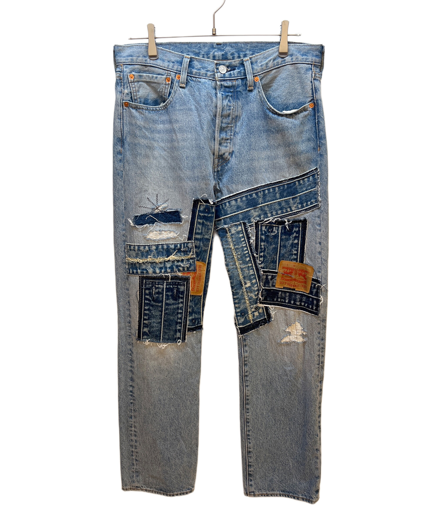 中古・古着通販】LEVI'S (リーバイス) パッチワークデニムパンツ