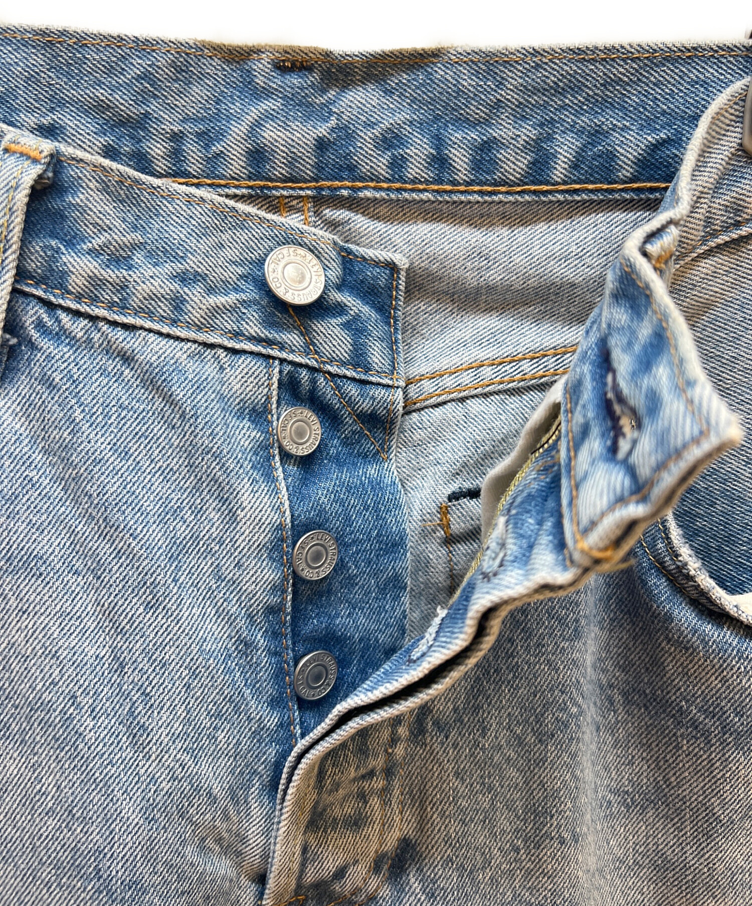 中古・古着通販】LEVI'S (リーバイス) パッチワークデニムパンツ