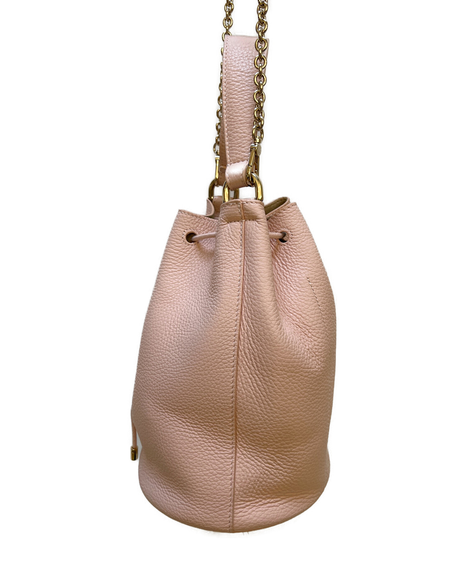 中古・古着通販】FURLA (フルラ) バケツ型トートバッグ ピンク