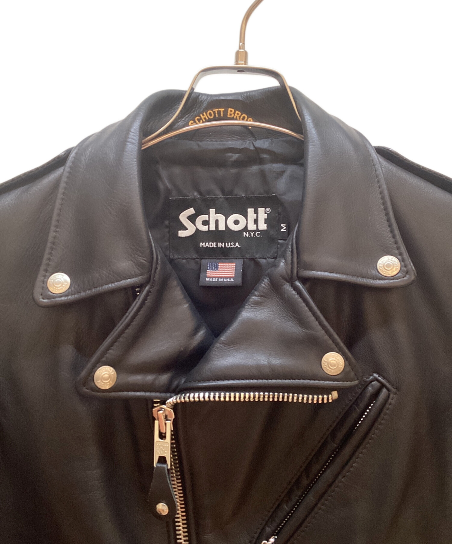 中古・古着通販】Schott (ショット) ダブルライダースジャケット