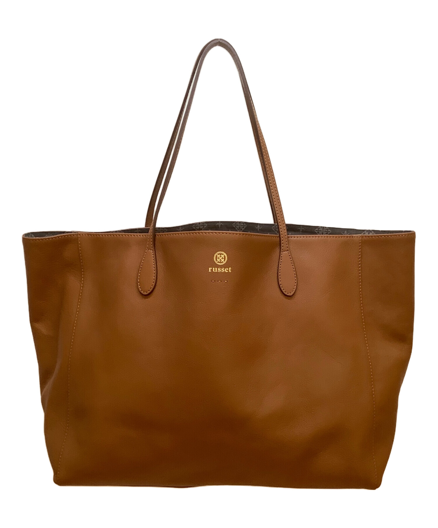 中古・古着通販】russet (ラシット) トートバッグ ブラウン｜ブランド 