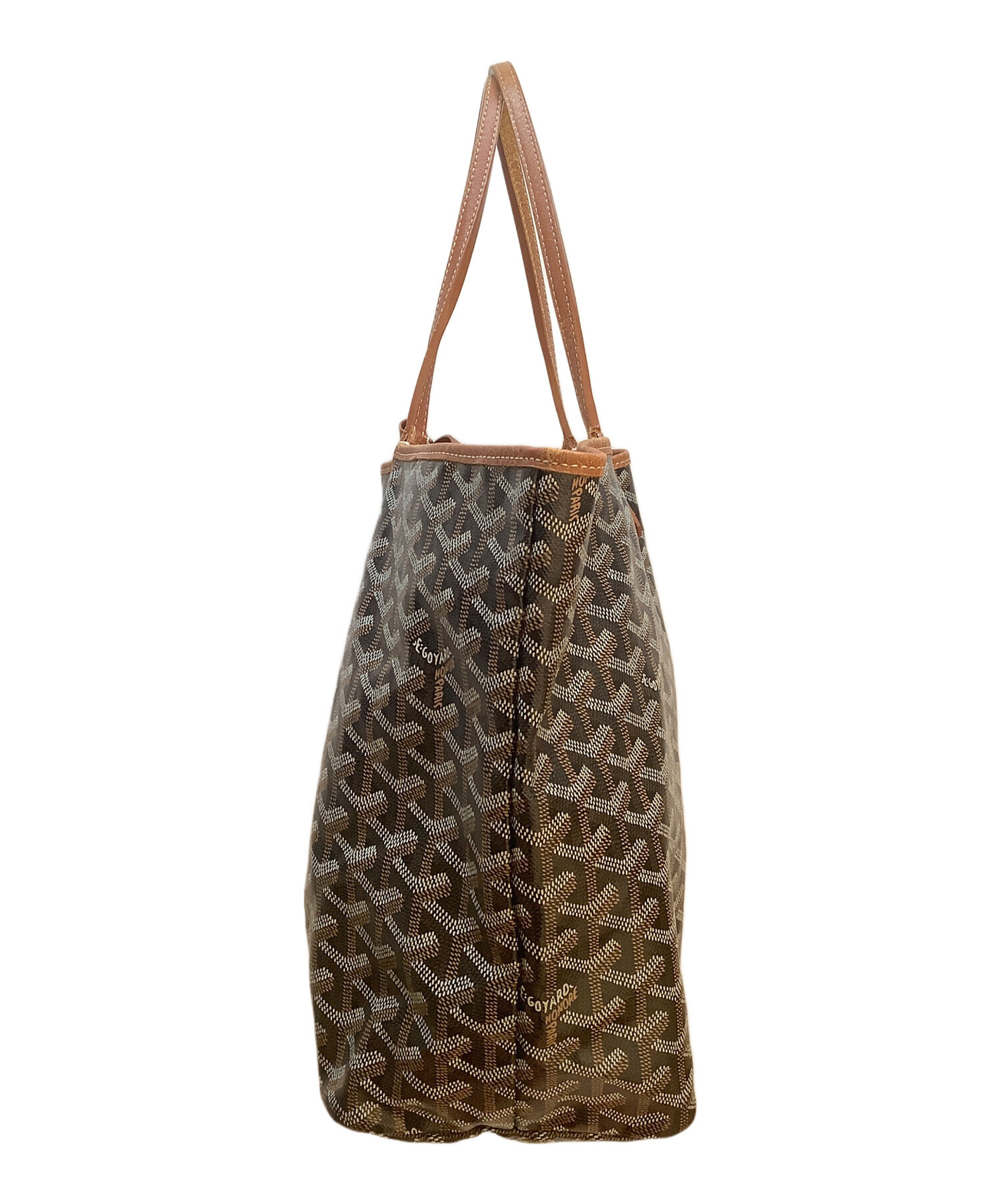 中古・古着通販】GOYARD (ゴヤール) トートバッグ ブラウン×ブラック