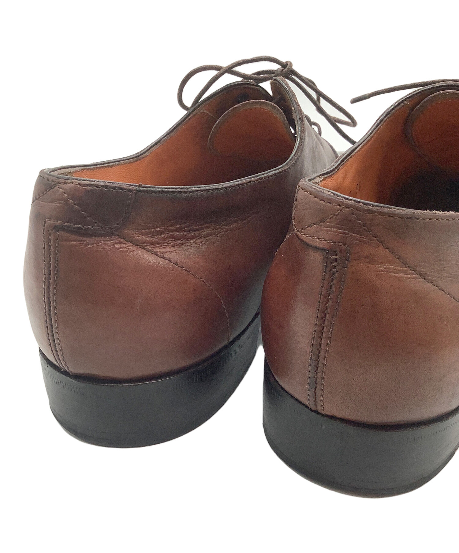 中古・古着通販】Santoni (サントーニ) レザーシューズ ブラウン 